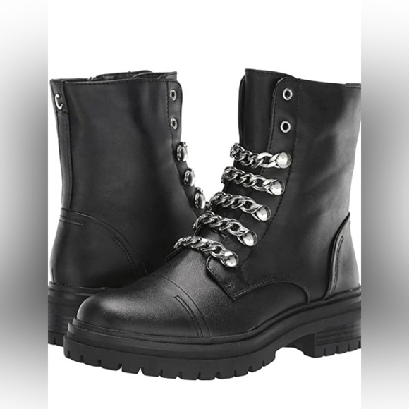 NWOT Circus by Sam Edelman Black Combat Boots –‎ Size 6 - Picture 1 of 7